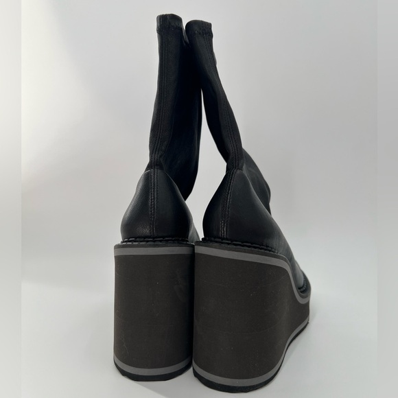 Black Platform Ankle Boots - Picture 5 of 11